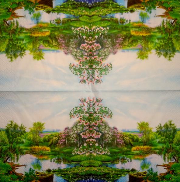 198 Garden - 3-ply - Thomas Kinkade